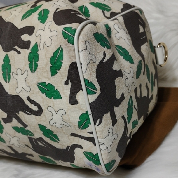 SALE! Gucci GG Supreme UNICEF Snowman PVC Ivory Boston Bag W DB - Picture 7 of 16